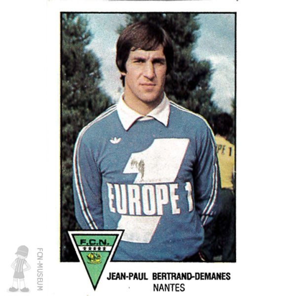 1979 BERTRAND DEMANES JeanPaul (Panini) Panini