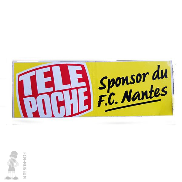 1987 Télé Poche Sponsor du FCNANTES