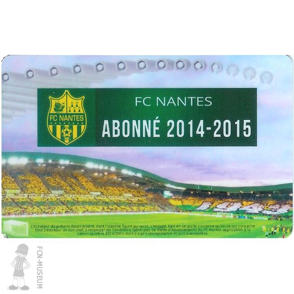 Abonnement 2014-15