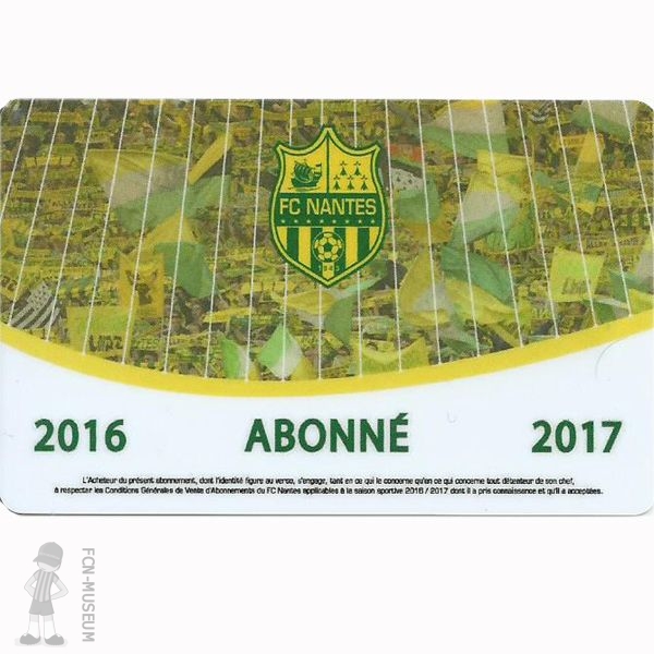 Abonnement 2016-17