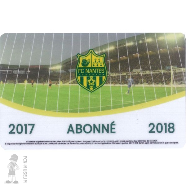 Abonnement 2017-18