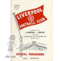 1960-61 Coupe de l'amitié Liverpool Na...
