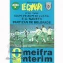 1985-86 16ème retour Nantes Partizan (...