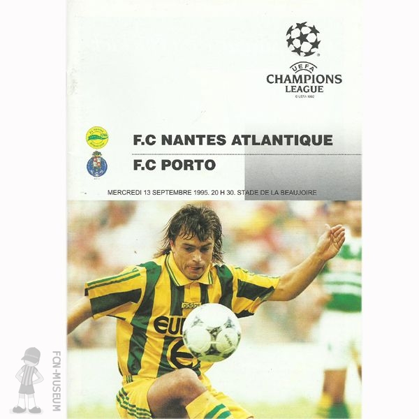 1995-96  1ère J. Nantes Porto (Programme)