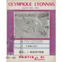 1963-64 24ème j Lyon Nantes (Programme)