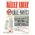 1974-75 31ème j Lille Nantes (Programme)