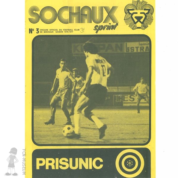 1976-77 05ème j Sochaux Nantes (Programme)