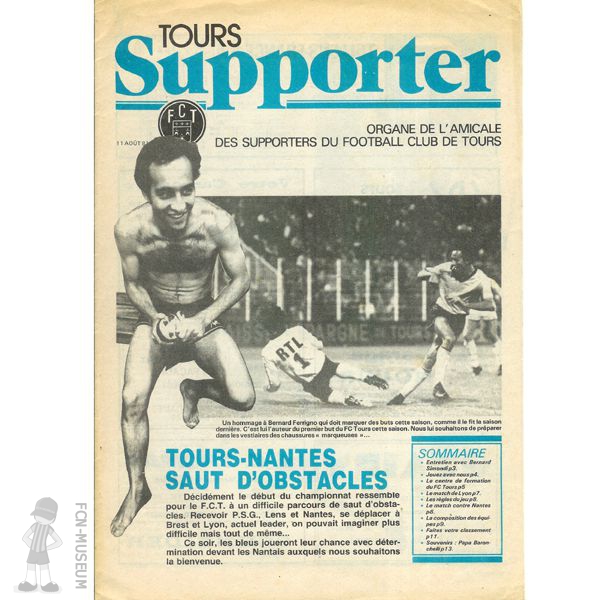 1981-82 05ème j Tours Nantes