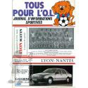 1982-83 24ème j Lyon Nantes (Programme)