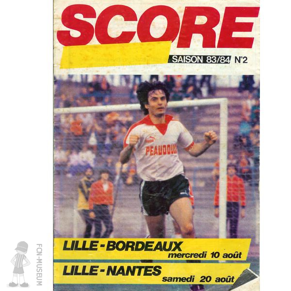 1983-84 06ème j Lille Nantes