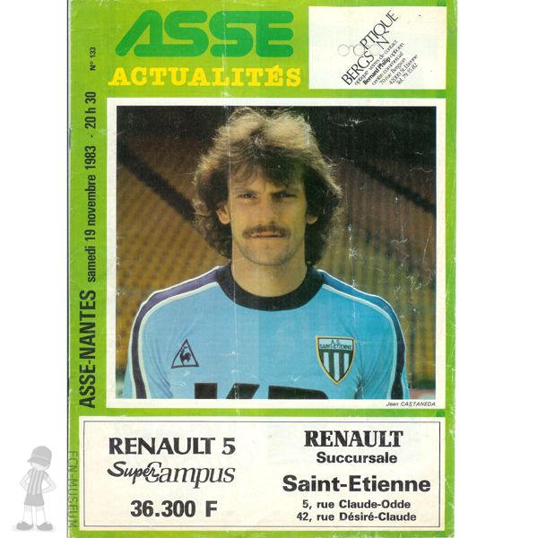 1983-84 19ème j St Etienne Nantes