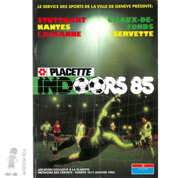 1985 Tournoi Servette Genève (Programme)