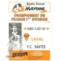 1987-88 05ème j Laval Nantes (Programme)