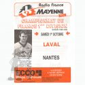 1988-89 14ème j Laval Nantes (Programme)