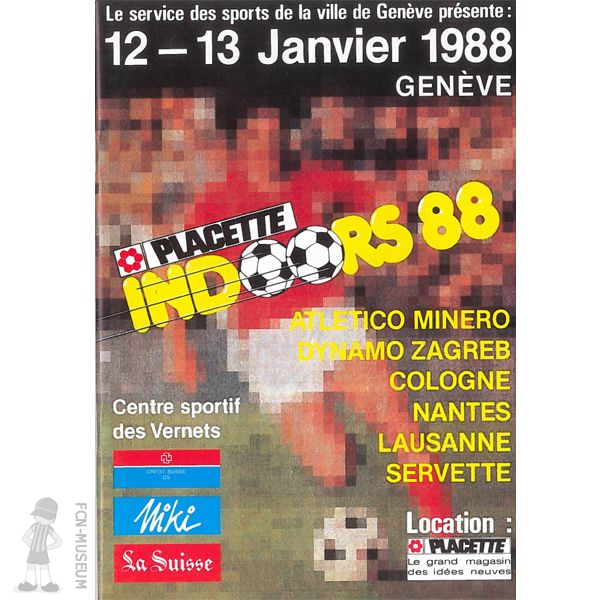 1988 Tournoi Indoor Servette Genève