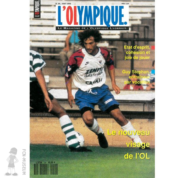 1992-93 02ème j Lyon Nantes (Programme)