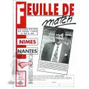 1992-93 04ème j Nîmes Nantes (Programme)