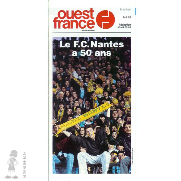 1992-93 50ans du FC Nantes