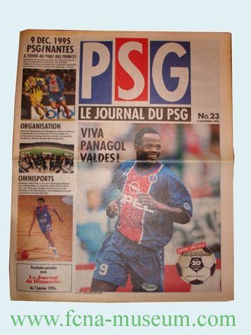 1995-96 21ème j Paris SG Nantes (Programme)