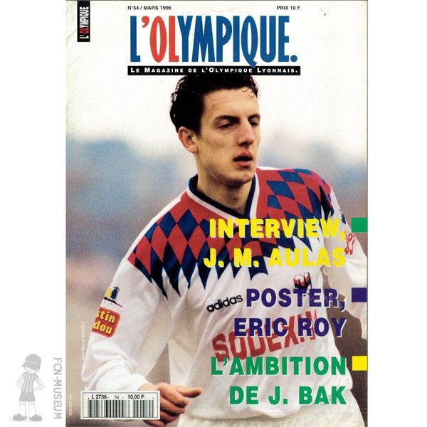 1995-96 32ème j Lyon Nantes (Programme)