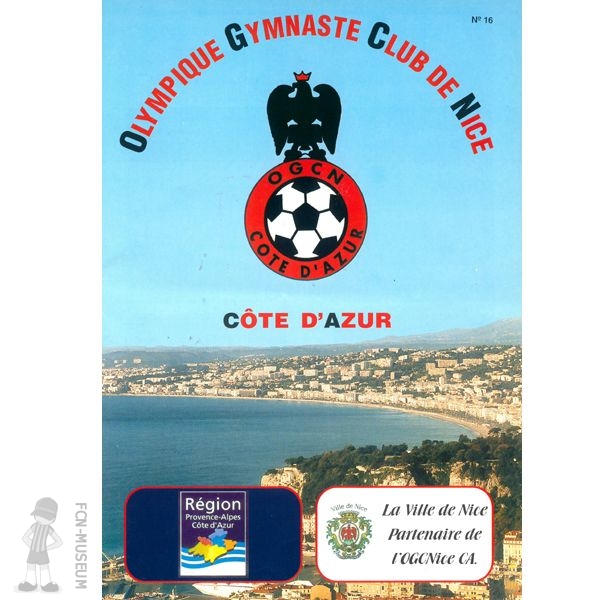 1996-97 29ème j Nice Nantes (Programme)