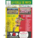 1997-98 09ème j Nantes Cannes (Programme)