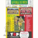 1997-98 31ème j Nantes Monaco (Programme)