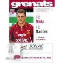 1999-00 08ème j Metz Nantes (Programme)