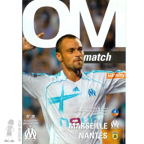2006-07 25ème j Marseille Nantes (Programme)