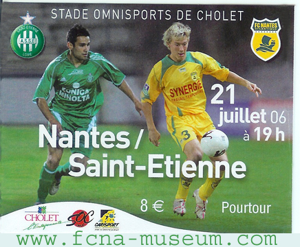 2006-07 amical Nantes Saint Etienne - 1
