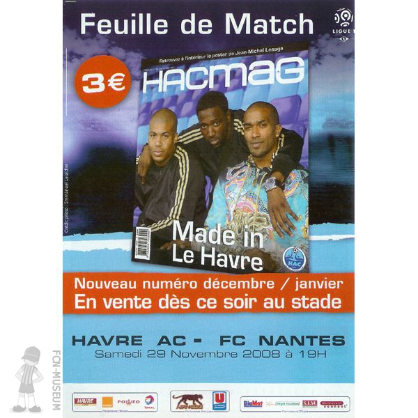 2008-09 15ème j Le Havre Nantes