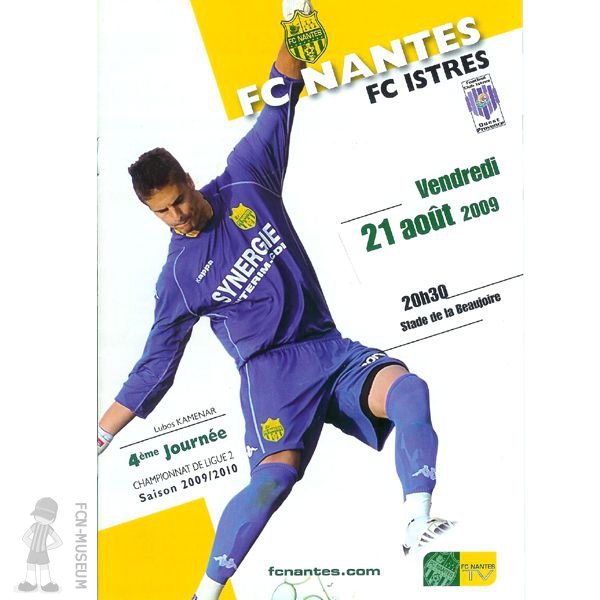 2009-10 04ème j Nantes Istres (Programme)