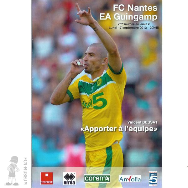 2012-13 07ème j Nantes Guingamp (Programme)