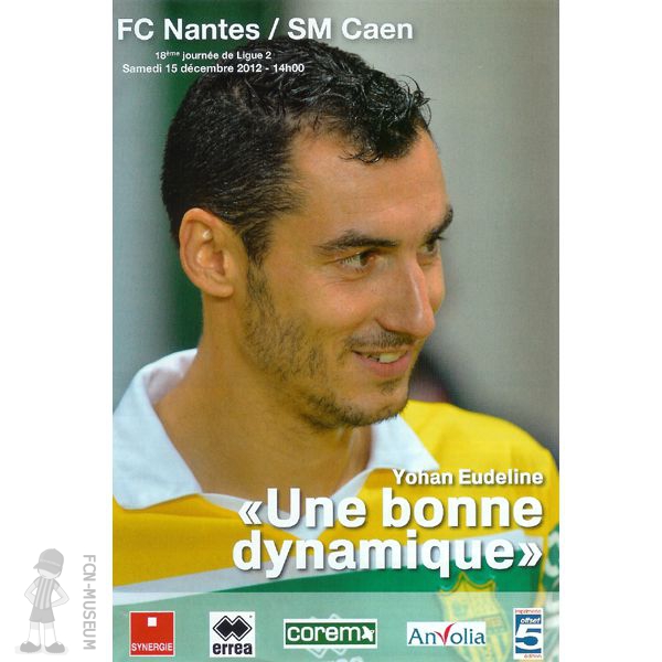 2012-13 18ème j Nantes Caen (Programme)