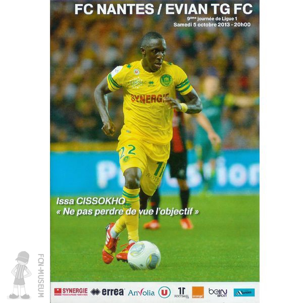 2013-14 09ème j Nantes Evian TG (Programme)