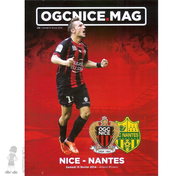 2013-14 25ème j Nice Nantes (Programme)