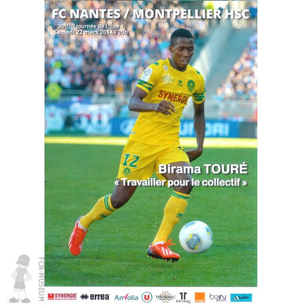 2013-14 30ème j Nantes Montpellier (Programme)