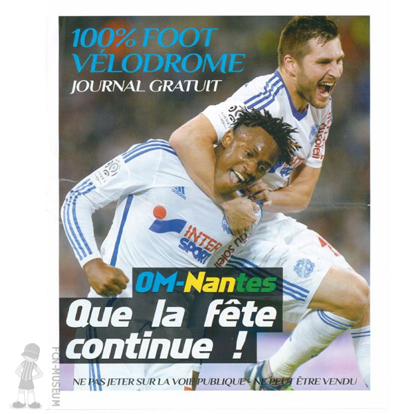 2014-15 15ème j Nantes Marseille (Programme) b