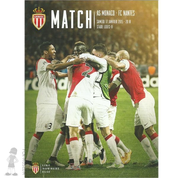2014-15 21ème j Monaco Nantes (Programme)