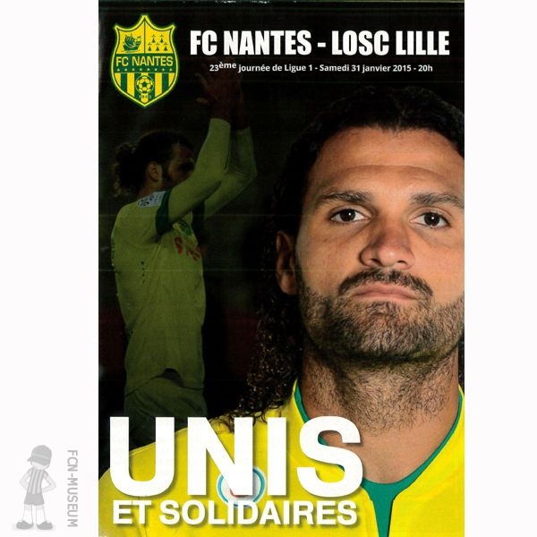 2014-15 23ème j Nantes Lille (Programme)