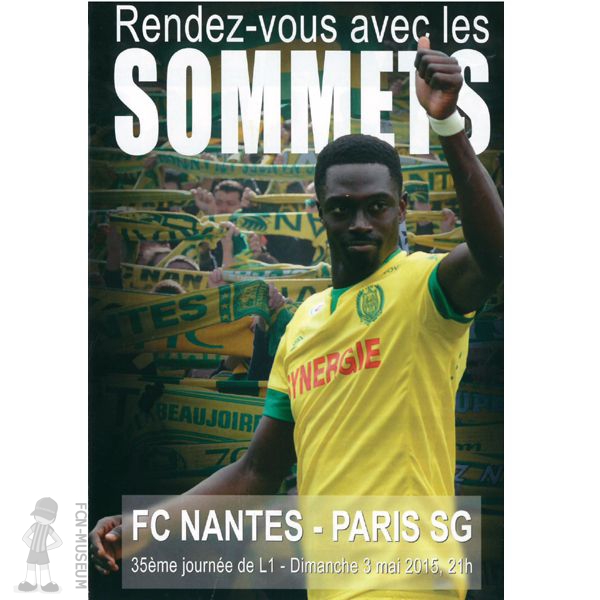 2014-15 35ème j Nantes Paris SG (Programme)
