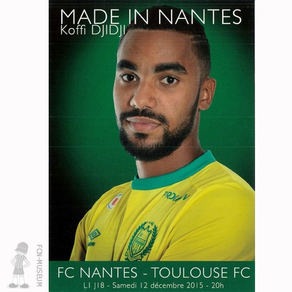 2015-16 18ème j Nantes Toulouse (Programme)