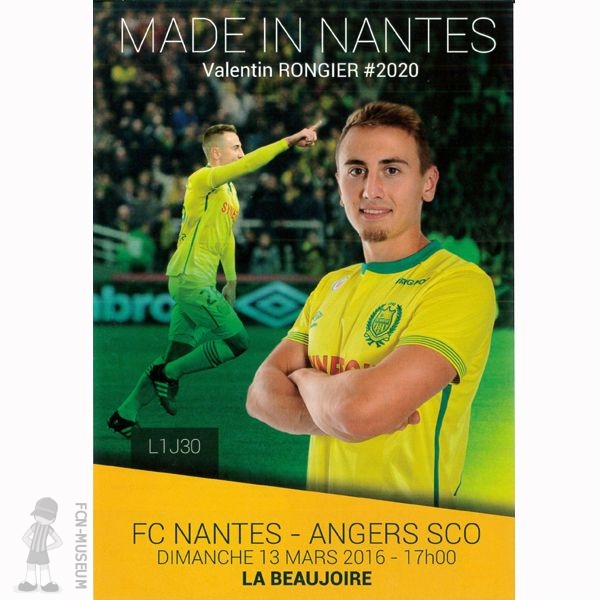 2015-16 30ème j Nantes Angers (Programme)