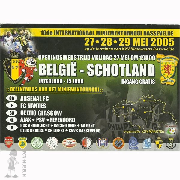 2015-16 Tournoi U15 Bassevelde (Programme)