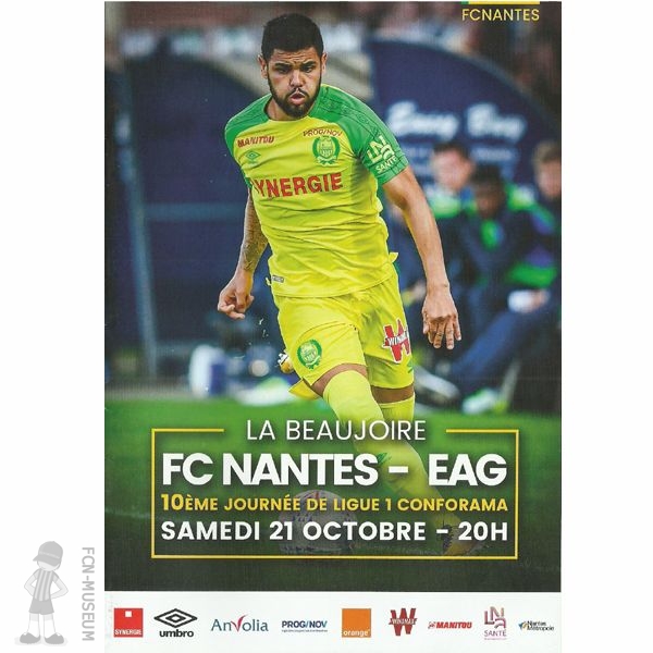 2017-18 10ème j Nantes Guingamp  (Programme)