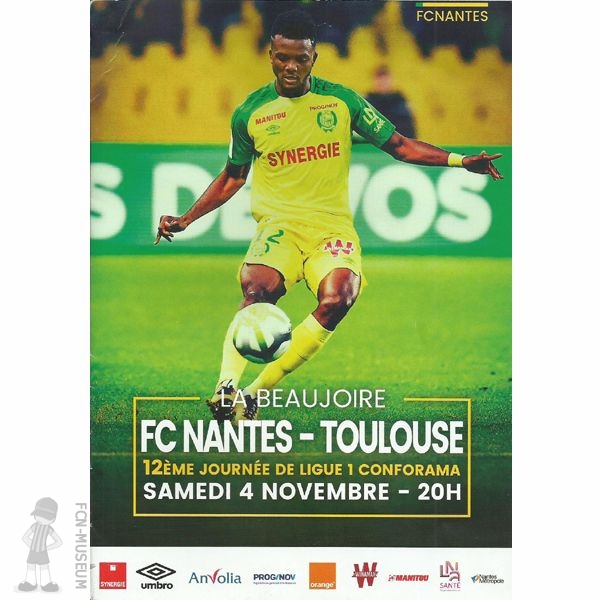 2017-18 12ème j Nantes Toulouse (Programme)