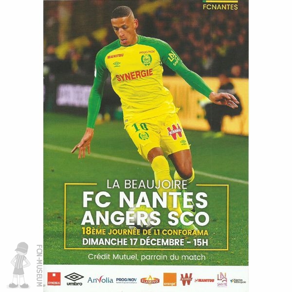 2017-18 18ème j Nantes Angers (Programme)
