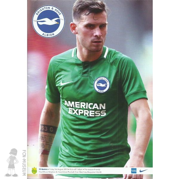 2018-19 Amical Brighton Nantes (Programme)