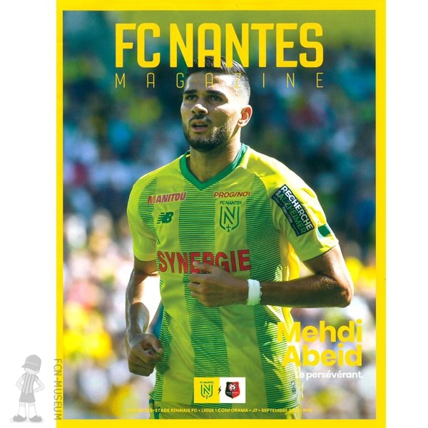2019-20 07ème j Nantes Rennes (Programme)