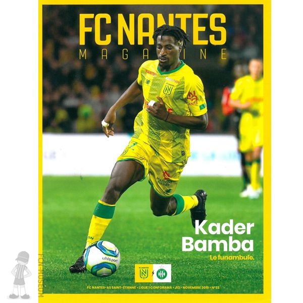 2019-20 13ème j Nantes Saint Etienne (Programme)